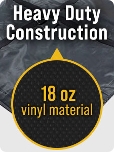 Heavy Duty Construction for Heavy-Duty 18oz Steel Tarps