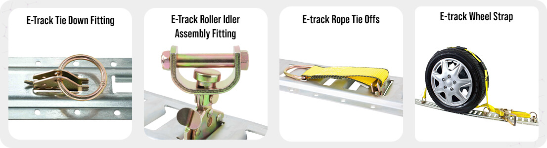 Types of E-Track Accessories - Mytee Products