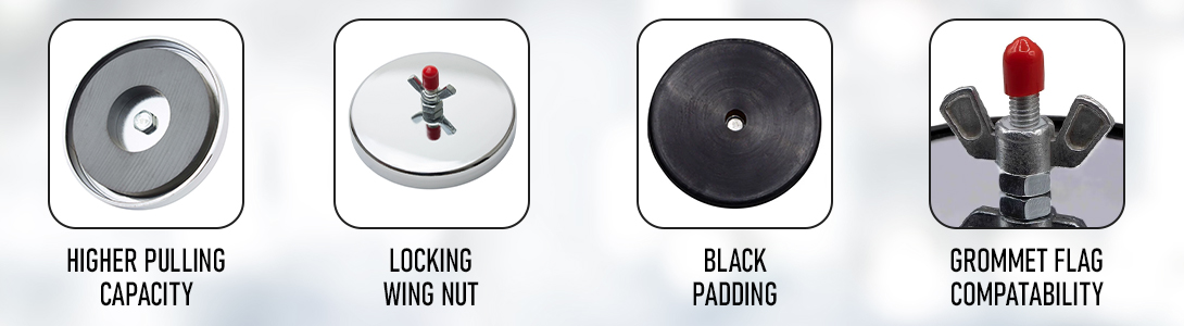 Features of Magnetic Flag Holder - Mytee Products