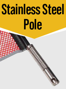 stainless steel pole
