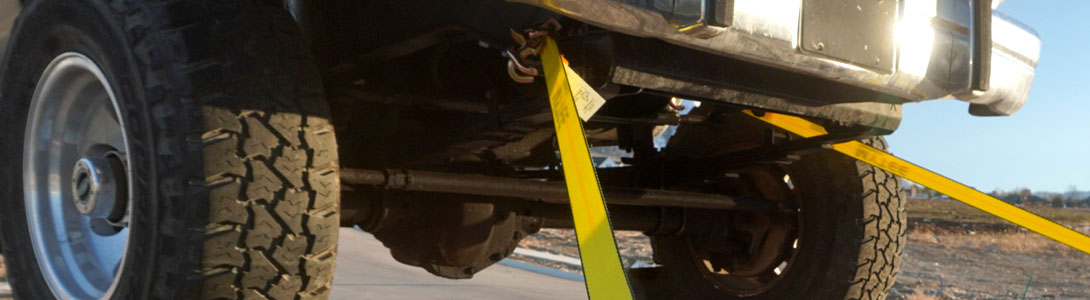 V bridle tow straps for towing